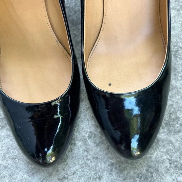 J. Crew Sylvia Patent Leather Wedges - Picture 8 of 13